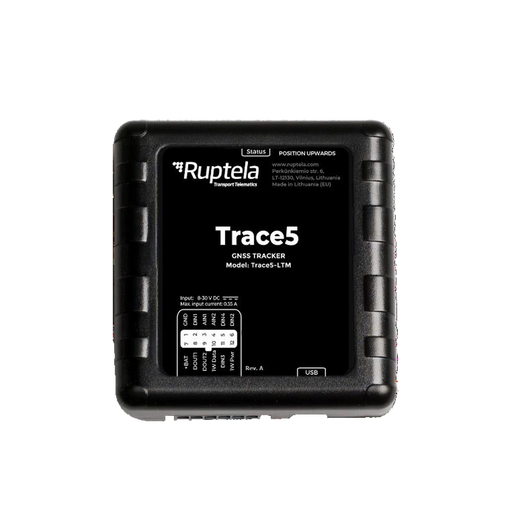 NUEVA LÍNEA / LOCALIZADOR VEHICULAR 2G Y 4G/ RASTREO / CONDUCCIÓN EFICIENTE / DETECCION DE JAMMER / REGISTRO DE CONDUCTORES / SENSORES ADICIONALES-Trackers GPS-RUPTELA-TRACE5-Bsai Seguridad & Controles