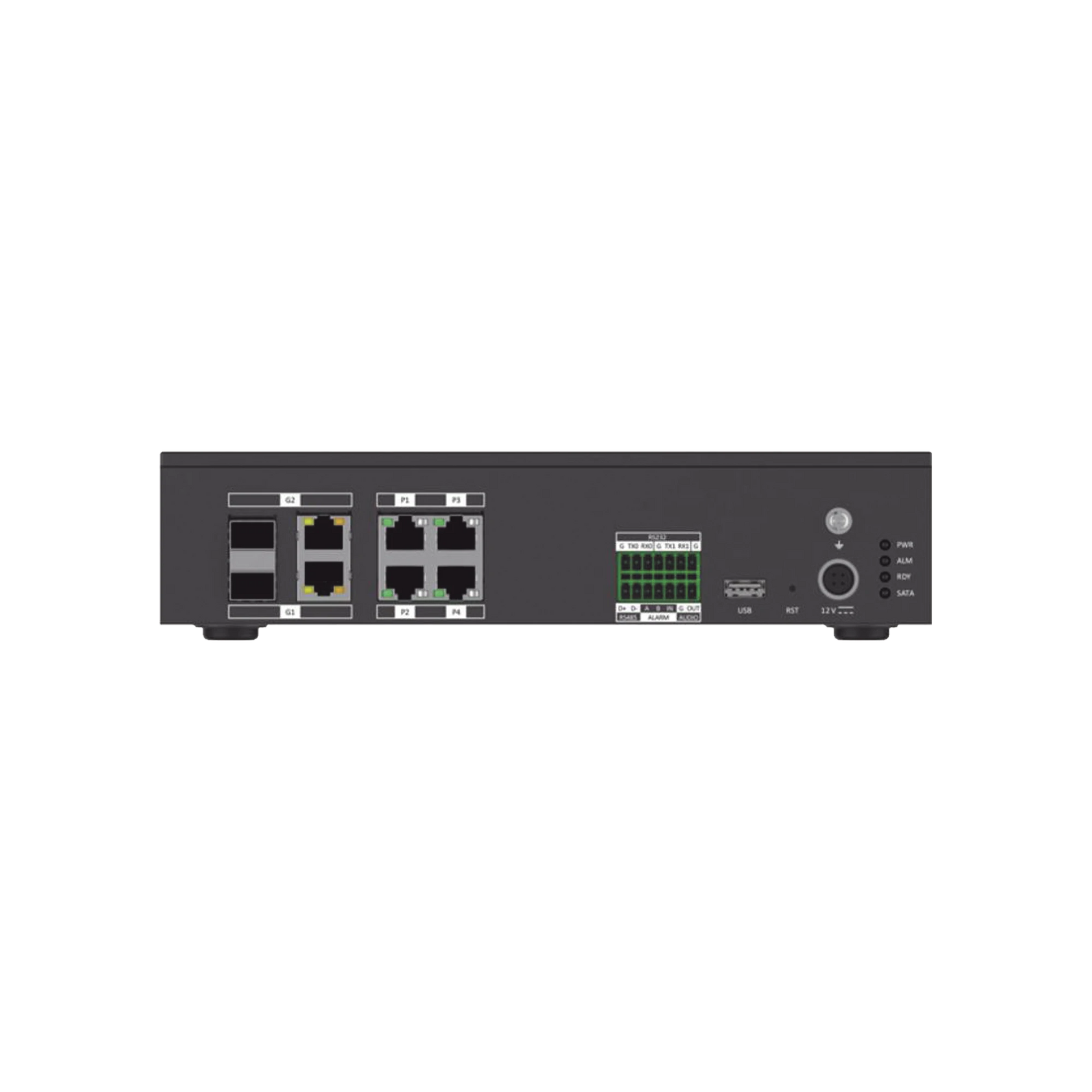SERVIDOR DE TRAFICO VEHICULAR / 8 CH DE VIDEO / H.265 / INTERFAZ OPTICA 2 / HASTA 4 TB HDD-Cámaras IP y NVRs-HIKVISION-DS-TP50-08H/4T-Bsai Seguridad & Controles