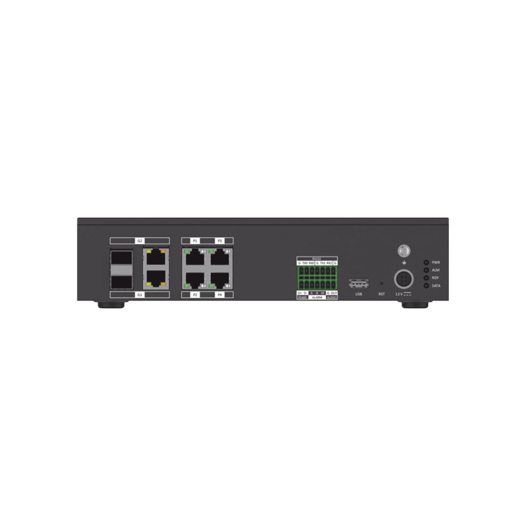 SERVIDOR DE TRAFICO VEHICULAR / 8 CH DE VIDEO / H.265 / INTERFAZ OPTICA 2 / HASTA 4 TB HDD-Cámaras IP y NVRs-HIKVISION-DS-TP50-08H/4T-Bsai Seguridad & Controles