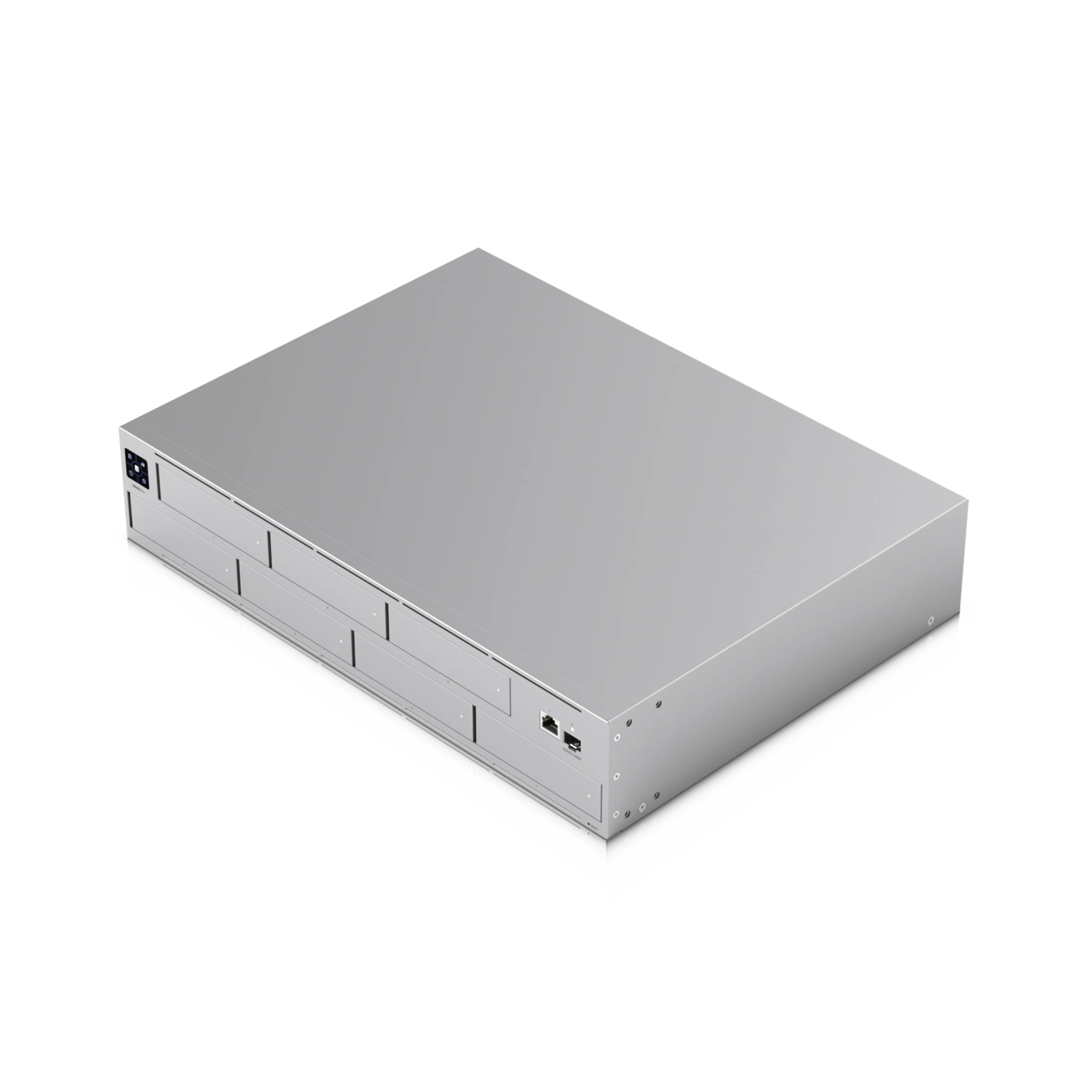 SERVIDOR UNIFI UNAS PRO DE 2 UR CON (7) BAHIAS PARA HDD/SSD DE 2.5/3.5", PARA ALMACENAMIENTO DE ARCHIVOS A GRAN ESCALA / (1) PUERTO 10G RJ45 / (1) PUERTO SFP+ 10G-Almacenamiento-UBIQUITI-UNAS-PRO-Bsai Seguridad & Controles