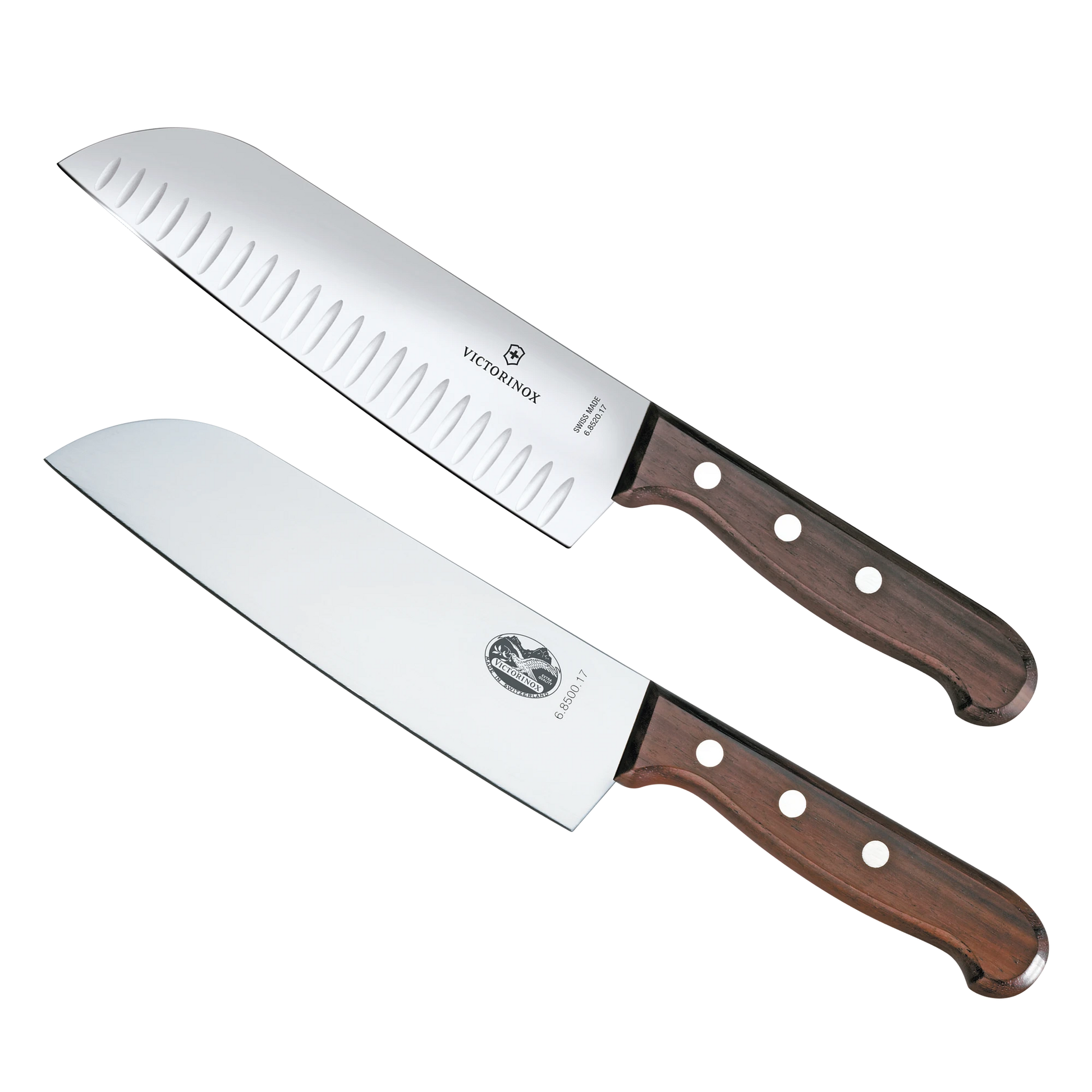 SET DE 2 CUCHILLOS SANTOKU WOOD DE MANGO DE MADERA PALISSANDRO VICTORINOX. LA COMBINACIÓN IDEAL PARA LA COCINA.-Material-VICTORINOX-6.8520.17G/P-Bsai Seguridad & Controles
