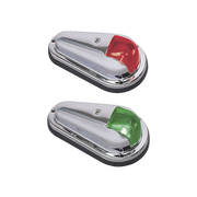 SET DE LUCES DE NAVEGACIÓN VERTICALES CON CARCASA DE ACERO INOXIDABLE PULIDO PARA TODO TIPO DE EMBARCACIÓN MENORES DE 12 METROS-Soluciones Marinas-PERKO-Bsai Seguridad & Controles