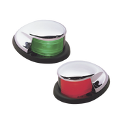 SET DE LUCES LATERALES DE MONTAJE HORIZONTAL CON CARCASA CROMADA PARA EMBARCACIONES A MOTOR DE MENOS DE 20 METROS-Soluciones Marinas-PERKO-0228-DP0-CHR-Bsai Seguridad & Controles