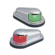 SET DE LUCES LATERALES DE MONTAJE HORIZONTAL CON CARCASA DE ACERO PARA EMBARCACIONES A VELA O A MOTOR DE MENOS DE 12 METROS-Soluciones Marinas-PERKO-Bsai Seguridad & Controles