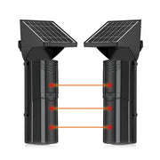 DETECTOR FOTOELECTRICO CON CELDA SOLAR; DE 3 RAYOS; ALCANCE EXTERIOR 100 M / 4 FRECUENCIAS-Detectores / Sensores-SFIRE-Bsai Seguridad & Controles