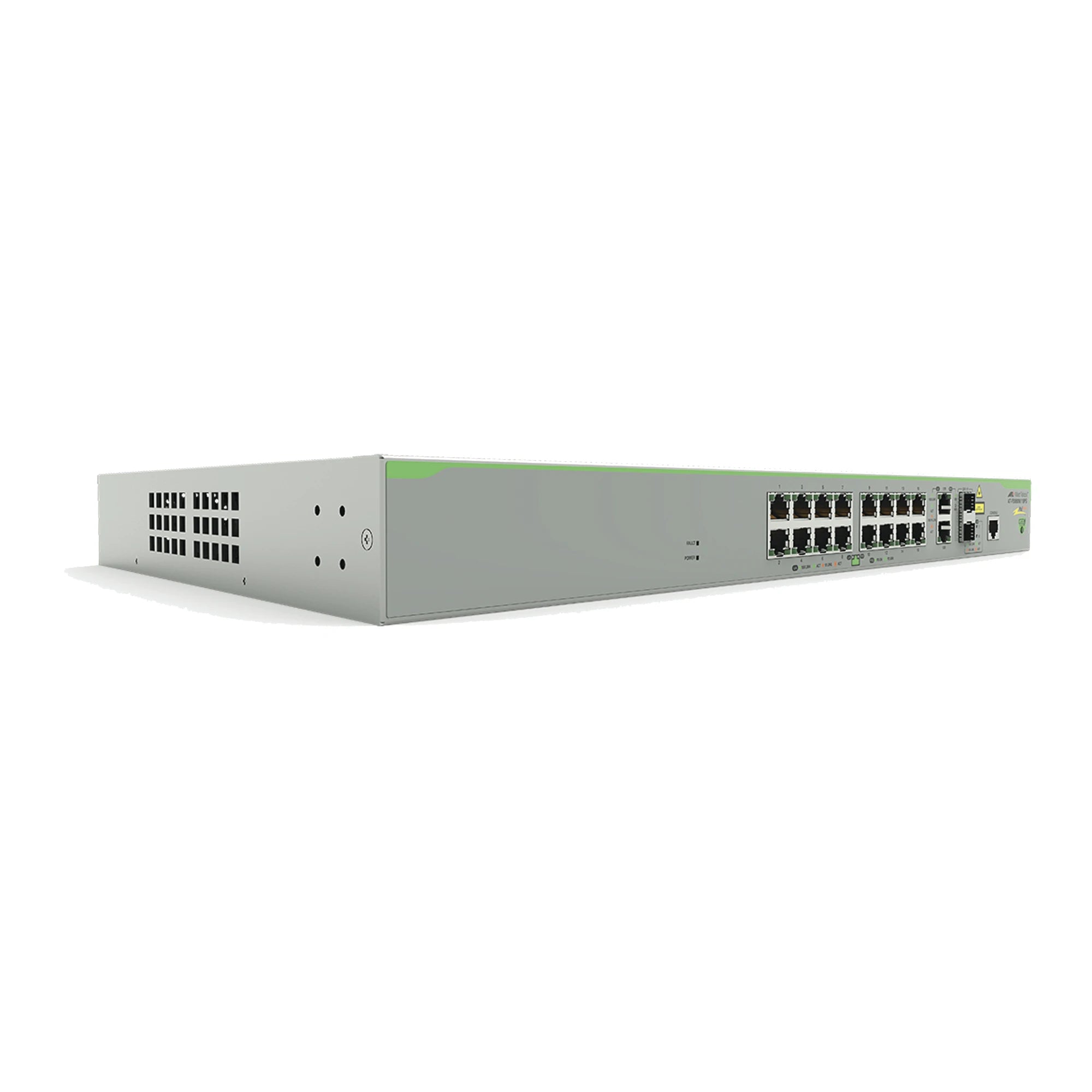 SWITCH POE+ ADMINISTRABLE CENTRECOM FS980M, CAPA 3 DE 16 PUERTOS 10/100 MBPS + 2 PUERTOS RJ45 GIGABIT/SFP COMBO, 250W-Networking-ALLIED TELESIS-Bsai Seguridad & Controles