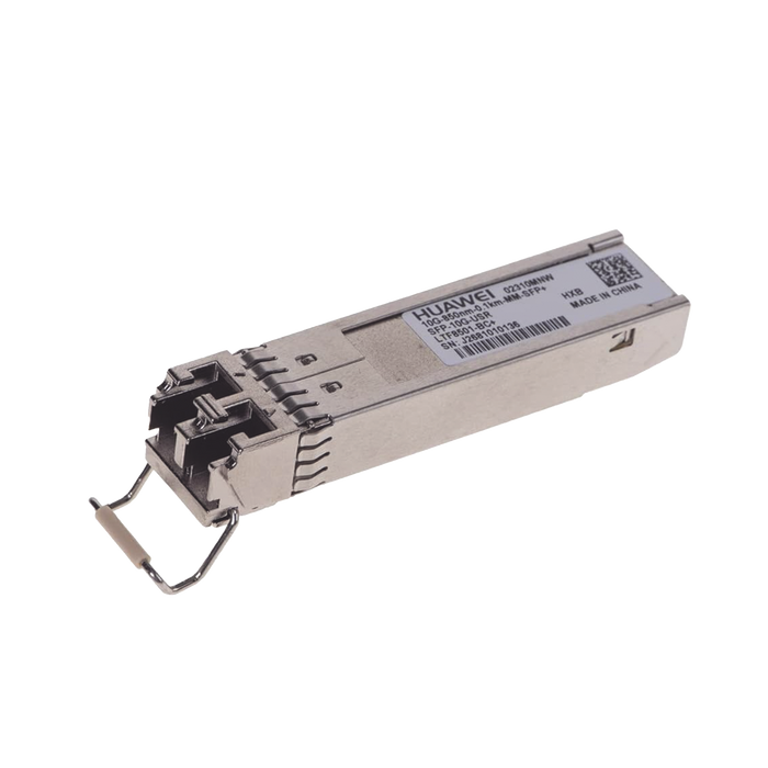 TRANSCEPTOR OPTICO SFP+ MINIGIBIC / 10GBPS DE VELOCIDAD / MULTIMODO / 850NM / HASTA 100M DE DISTANCIA / CONECTOR LC-Networking-HUAWEI-SFP-10G-USR-Bsai Seguridad & Controles