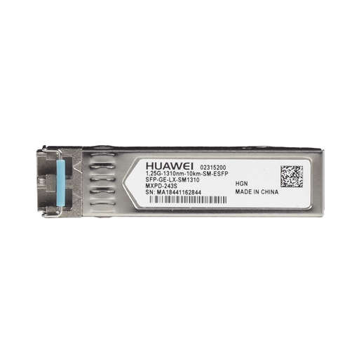 TRANSCEPTOR ÓPTICO ESFP / VELOCIDAD DE 1GBPS / MONOMODO / 1310NM / CONECTOR LC / DISTANCIA DE HASTA 10 KM-Networking-HUAWEI-SFP-GE-LX-SM1310-Bsai Seguridad & Controles