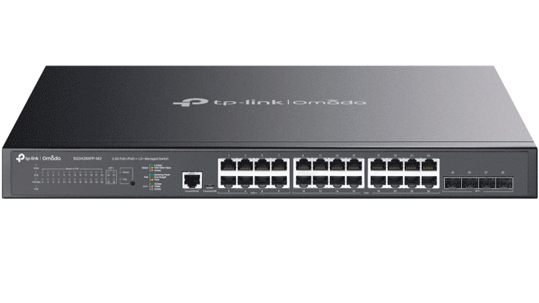 TP-LINK TL-SG3428XPP-M2 -SWITCH OMADA ADMINISTRABLE DE 24 PUERTOS RJ45 2.5GBE POE , 4 PUERTOS SFP+ 10G , 500W DE SUMINISTRO POE , ADMINISTRACIÓN EN LA NUBE CON OMADA. #MARTPL2#TPLOCO-Switches POE-TP-LINK-Bsai Seguridad & Controles