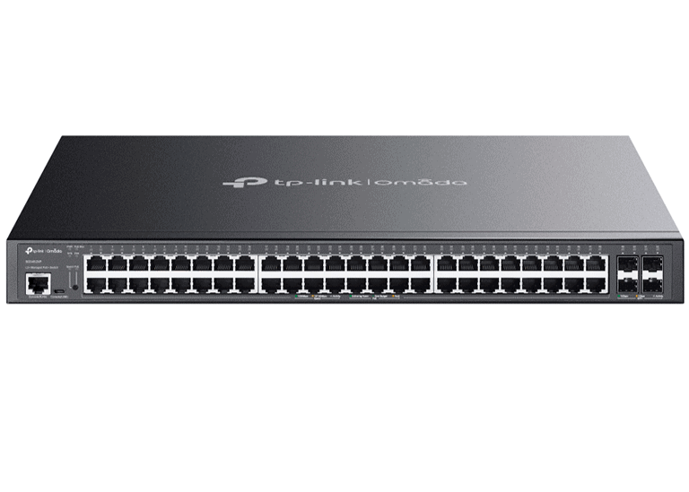 TP-LINK - SG3452XP / SWITCH JETSTREAM ADMINISTRABLE / 48 PUERTOS POE+ 10/100/1000 MBPS RJ45 / 4 PUERTOS 10GE SFP+ L2+ / COMPATIBLE CON ADMINISTRACIÓN CENTRALIZADA OMADA SDN-Switches POE-TP-LINK-Bsai Seguridad & Controles