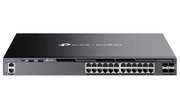 TP-LINK SG6428X - SWITCH OMADA L3 STACKABLE DE 24 PUERTOS GIGABIT Y 4 PUERTOS SFP+ 10G , STACKING FÍSICO , FUNCIONES L3 ENTERPRISE. RIP, OSPF, ECMP, VRRP, PIM-DM, DHCP SERVER/RELAY , ALTA DISPONIBILIDAD , VRRP Y ERPS , INTERFAZ WEB , CLI, SNMP Y RMON.-Switches-TP-LINK-Bsai Seguridad & Controles