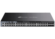 TP-LINK SG6654XHP - SWITCH OMADA L3 STACKABLE DE 48 PUERTOS POE+ GIGABIT Y 6 PUERTOS SFP+ 10G , 1440W , STACKING FÍSICO , FUNCIONES L3 ENTERPRISE. RIP, OSPF, ECMP, VRRP, PIM-DM, DHCP SERVER/RELAY , ALTA DISPONIBILIDAD , VRRP Y ERPS , INTERFAZ WEB , CLI.-Switches POE-TP-LINK-Bsai Seguridad & Controles