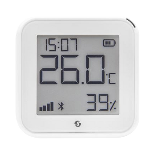 PANTALLA SENSOR DE TEMPERATURA Y HUMEDAD, INTELIGENTE E INALÁMBRICO, INTEGRABLE A LA APP DE SHELLY.-Automatización - Casa Inteligente-SHELLY-SHELLYHTGEN3-Bsai Seguridad & Controles