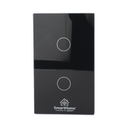 (ZIGBEE) APAGADOR SWITCH INALÁMBRICO ZIGBEE, CONTROL DE 2 REGRESOS DE CARGA, 110V