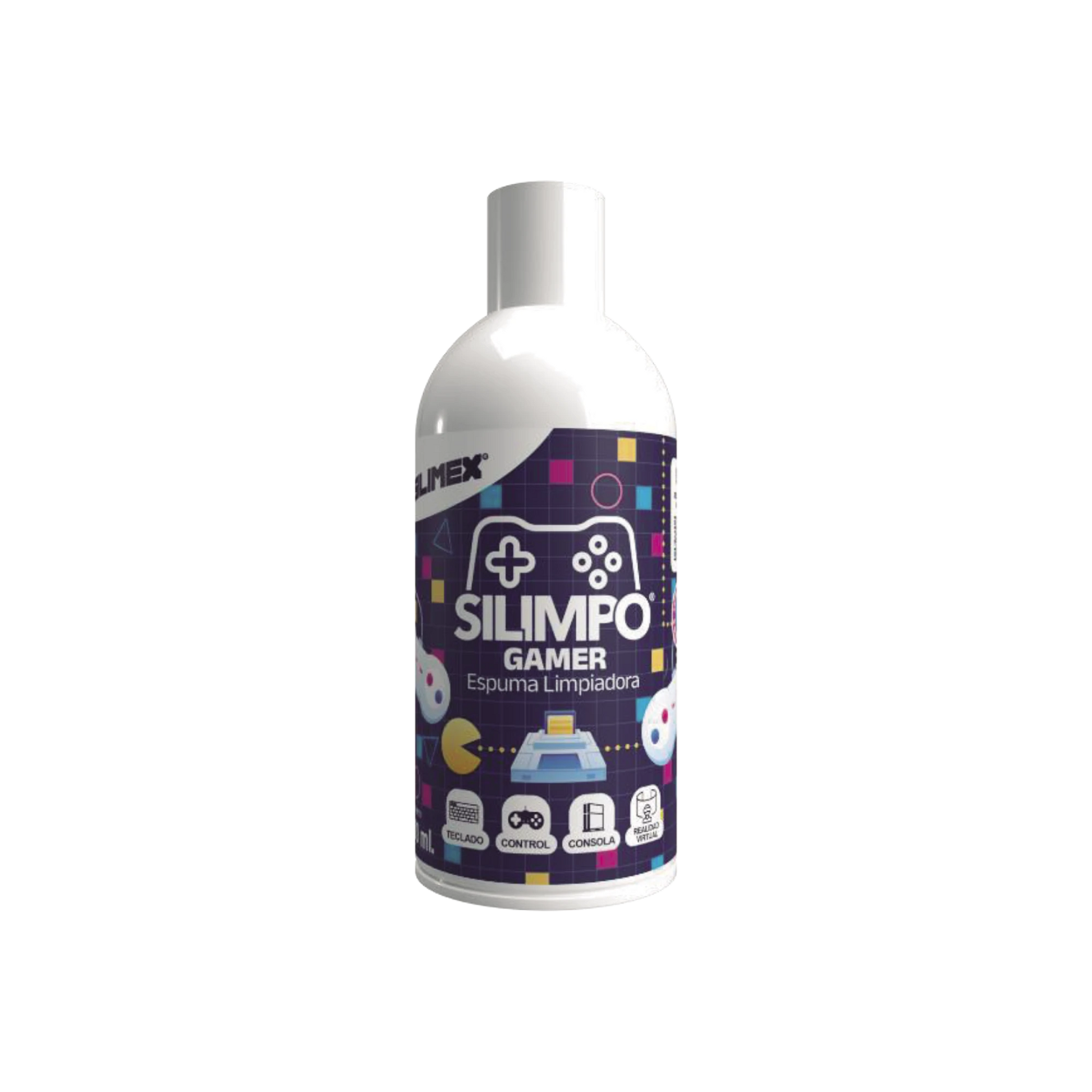 SILIMPO GAMER LA ESPUMA DE LIMPIEZA CON PROTECCIÓN UV, EFECTO ANTI-ESTÁTICO Y AROMA A CHICLE PARA TUS DISPOSITIVOS GAMING.-Cableado de Cobre-SILIMEX-SILIMPO-GAMER-Bsai Seguridad & Controles