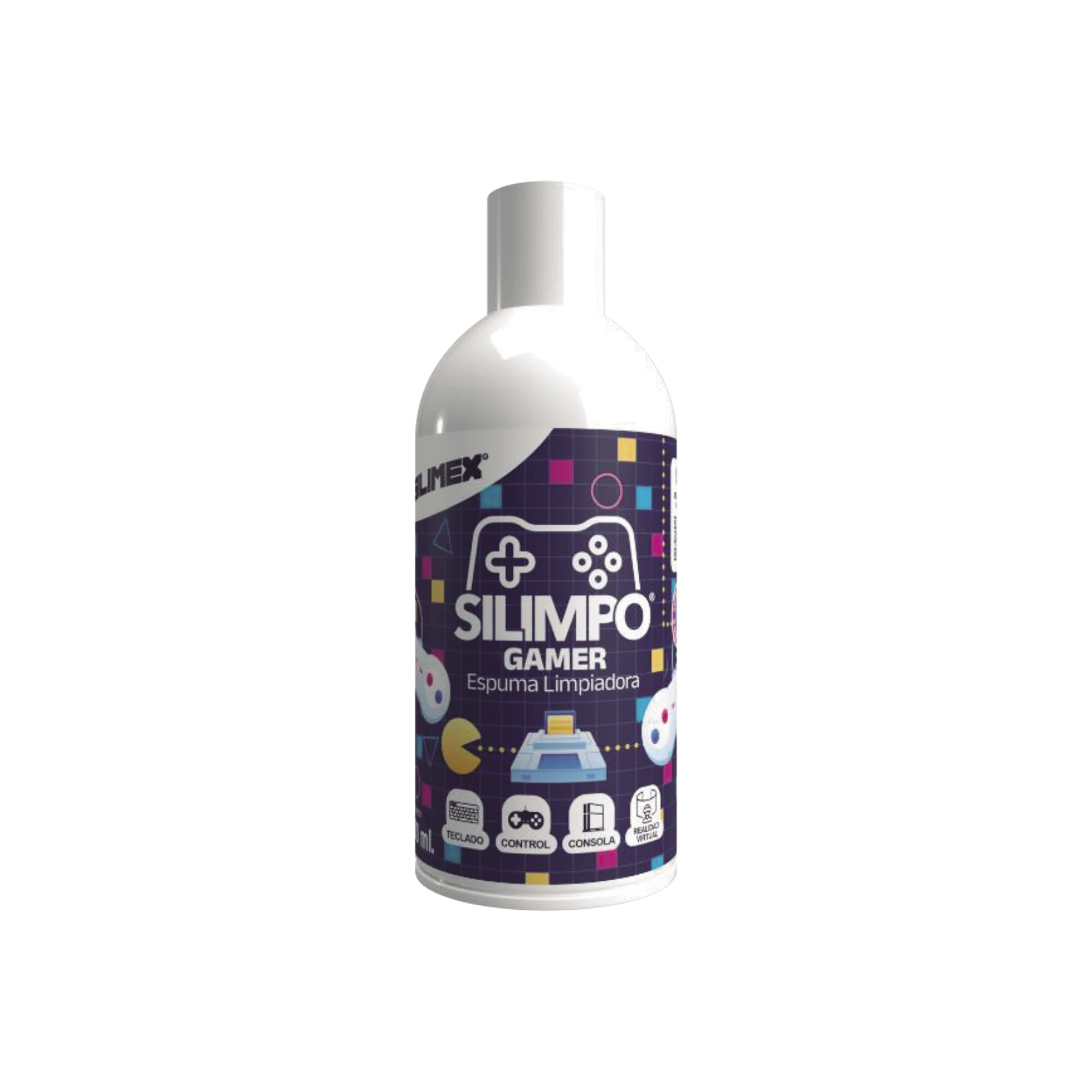 SILIMPO GAMER LA ESPUMA DE LIMPIEZA CON PROTECCIÓN UV, EFECTO ANTI-ESTÁTICO Y AROMA A CHICLE PARA TUS DISPOSITIVOS GAMING.-Cableado de Cobre-SILIMEX-Bsai Seguridad & Controles