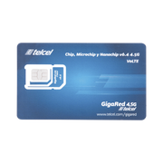 SIM TELCEL, SERVICIO ANUAL, 1GB POR MES (NO INCLUYE LLAMADAS Y SMS)-Radio Sobre Celular PoC-Syscom-Bsai Seguridad & Controles