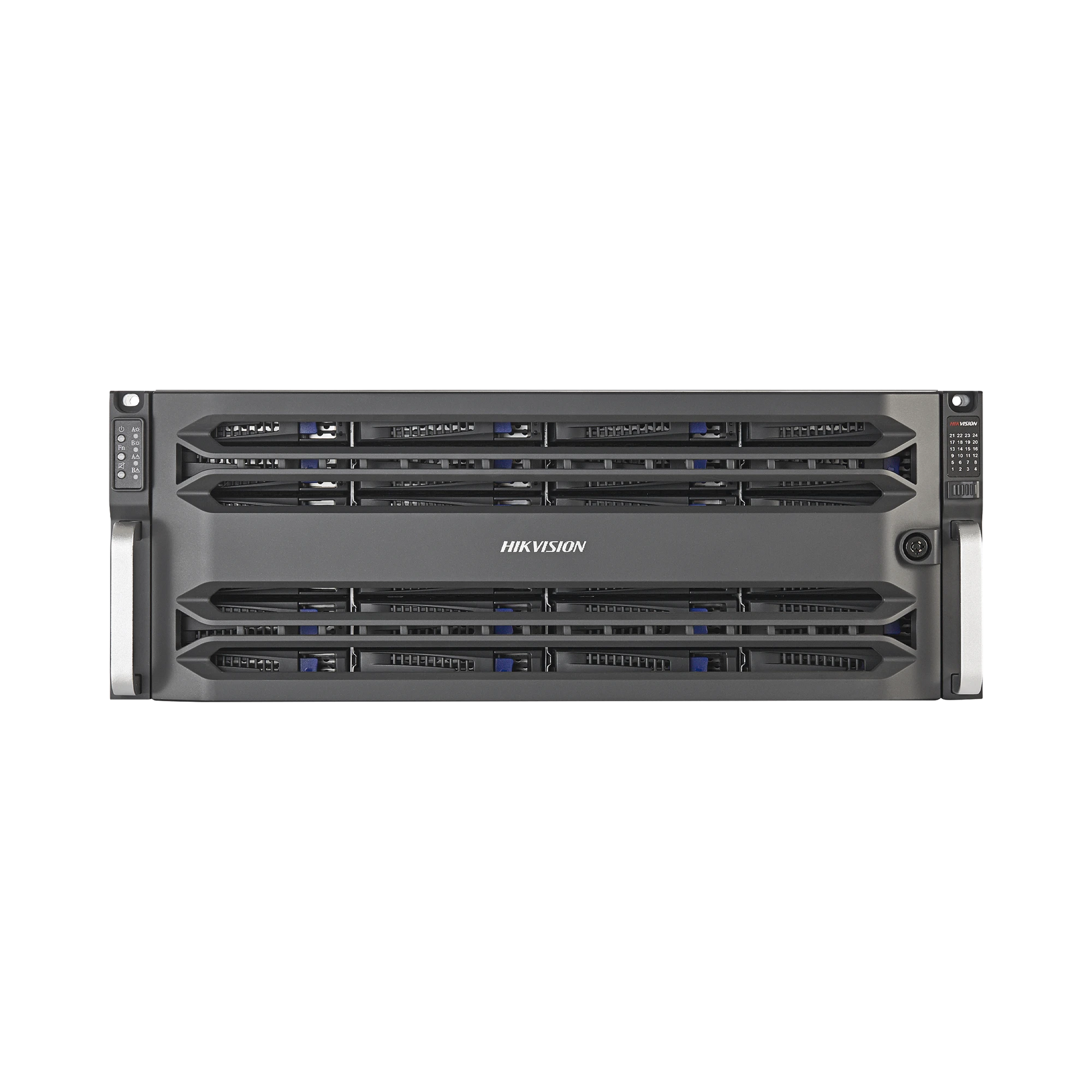 CONTROLADOR SIMPLE DE ALMACENAMIENTO EN RED / 24 DISCOS DUROS / RAID / ISCSI / NFS / GRABA 320 CANALES IP / 2 TARJETAS RED / SIMPLE CONTROLADOR-Almacenamiento-HIKVISION-Bsai Seguridad & Controles