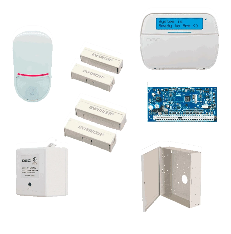 DSC NEO-LCD-SB - PAQUETE SERIE NEO CON PANEL HS2032 DE 8 ZONAS CABLEADAS EXPANDIBLE A 32 / TECLADO ALFANUMÉRICO HS2LCDN / SENSOR PIR LC-200S CABLEADO / 2 CONTACTOS BLANCOS CABLEADOS / TRANSFORMADOR / GABINETE GTVCMX003 / SIN BATERÍA #ESM2024-Paquetes de Alarma-DSC-Bsai Seguridad & Controles