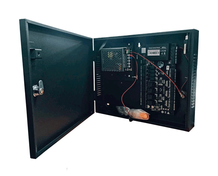 ZKTECO C3400B - CONTROL DE ACCESO PROFESIONAL / 4 PUERTAS / 4 LECTORAS / PULL / GABINETE Y FUENTE / SIN BIOMETRIA-Paneles de Control-ZKTECO-Bsai Seguridad & Controles