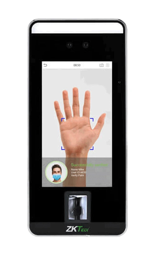 ZKTECO SPEEDFACEV5LP - CONTROL DE ACCESO Y ASISTENCIA FACIAL VISIBLE LIGHT / 6000 ROSTROS / 3000 PALMAS / 6000 HUELLAS / 200000 EVENTOS / SIN MÓDULO PARA TARJETAS ID-Facial-ZKTECO-Bsai Seguridad & Controles