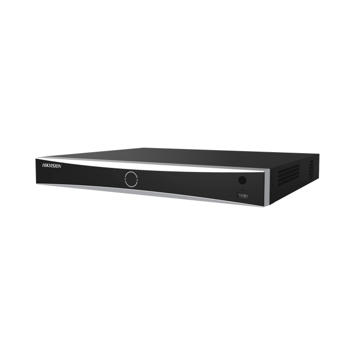 NVR 12 MEGAPIXEL (4K) / 32 CANALES IP / ACUSENSE (EVITA FALSAS ALARMAS) / RECONOCIMIENTO FACIAL / 2 BAHÍAS DE DISCO DURO / HDMI EN 4K / SIN PUERTOS POE+-Cámaras IP y NVRs-HIKVISION-DS-7632NXI-K2-Bsai Seguridad & Controles