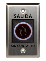 ZKTECO K11(TLEB102) - BOTÓN DE SALIDA SIN CONTACTO / SALIDAS NC Y NO/ RANGO DE DETECCIÓN HASTA 10 CM / #SINCONTACTO-Tarjetas y Botones-ZKTECO-Bsai Seguridad & Controles