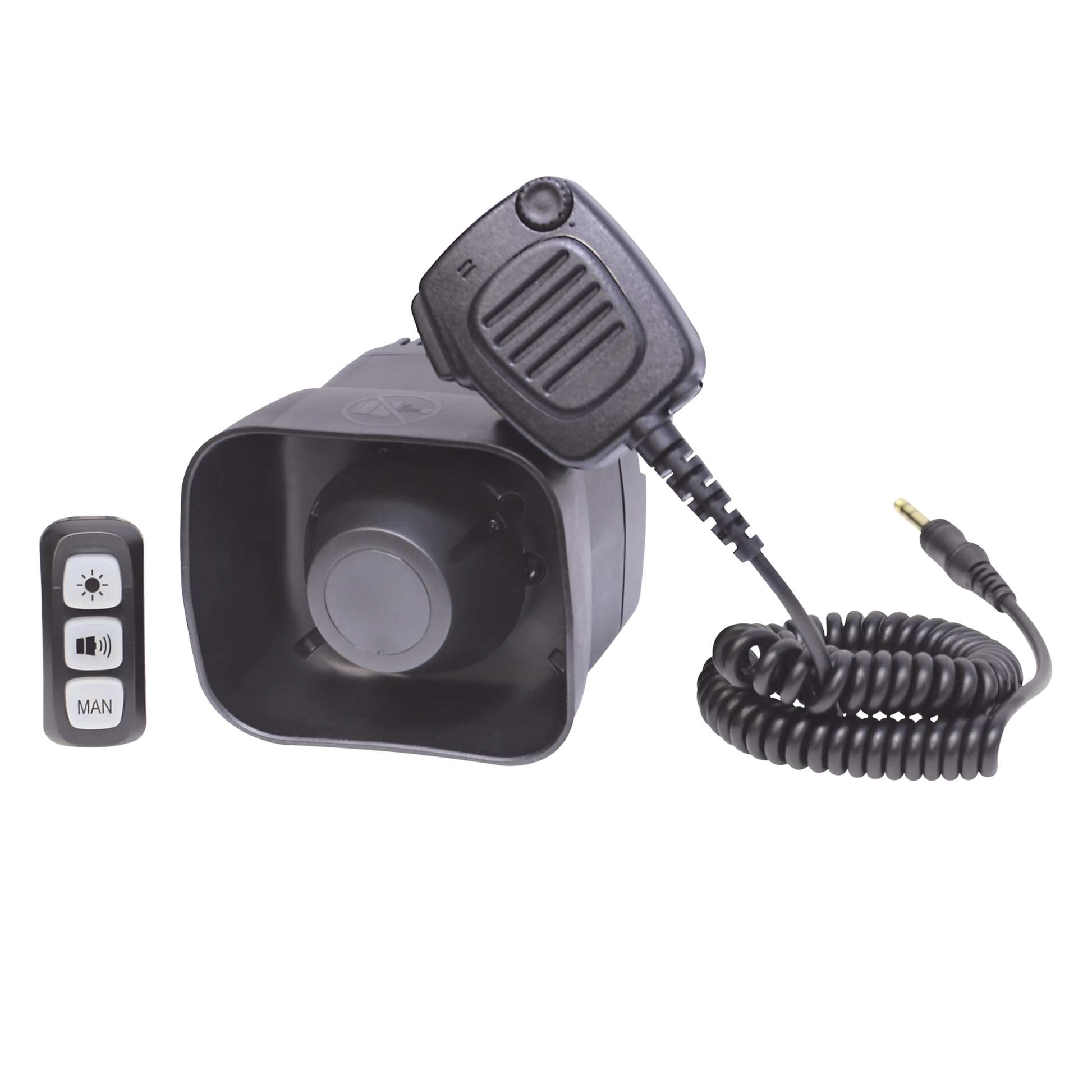 SIRENA/BOCINA COMPACTA PARA MOTOCICLETA DE 30 WATTS, INCLUYE CONTROLADOR Y MICROFONO-Luces Auxiliares para Motocicletas-SIGNALPRO-Bsai Seguridad & Controles