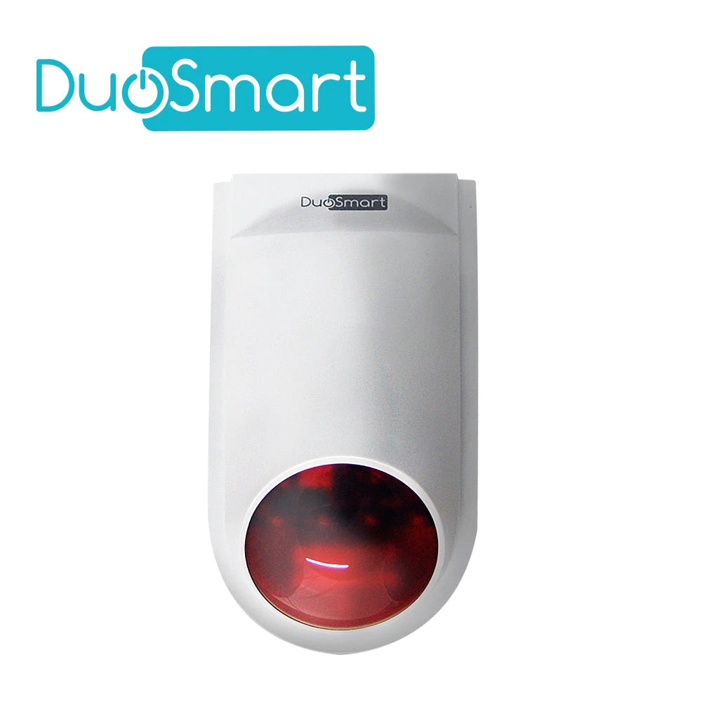 SIRENA INTELIGENTE WIFI 2.4 DUOSMART B20 STANDALONE MONITOREO EN APP DUOSMART **SOPORTA DISPOSITIVOS RF DUOSMART SERIE C** 20 CONTROLES 60 DISPOSITIVOS EN MODO 24HRS AUDIBLE INTERIORES O PERIMETRALES-Automatizacion - Casa Inteligente-DUOSMART-Bsai Seguridad & Controles