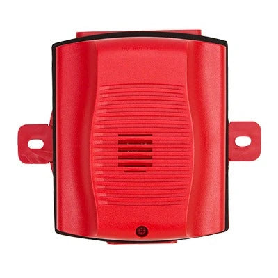 SIRENA PARA EXTERIOR, MONTAJE EN TECHO O PARED, 12 A 24 VCD, COLOR ROJO-Sirenas-SYSTEM SENSOR-HR-K-Bsai Seguridad & Controles