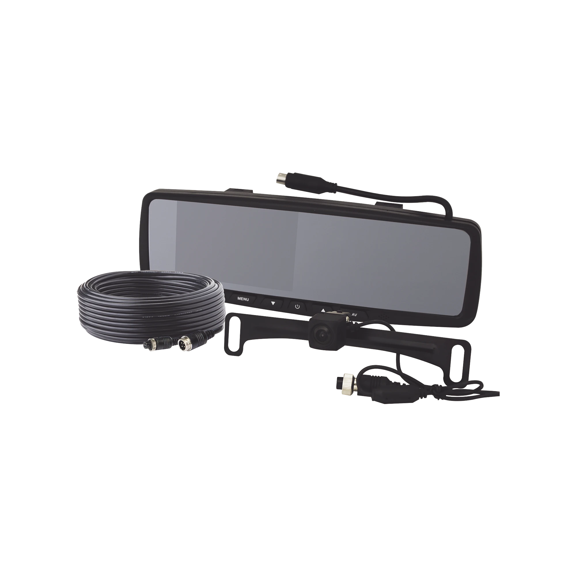 SISTEMA ALÁMBRICO DE CÁMARA Y MONITOR DE 4.3 PULGADAS, INCLUYE CÁMARA PARA PLACA DE 170°-Luces Perimetrales-ECCO-Bsai Seguridad & Controles