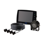 SISTEMA ALÁMBRICO DE CÁMARA Y MONITOR DE 5.6? CON SENSORES DE REVERSA-Luces Perimetrales-ECCO-Bsai Seguridad & Controles