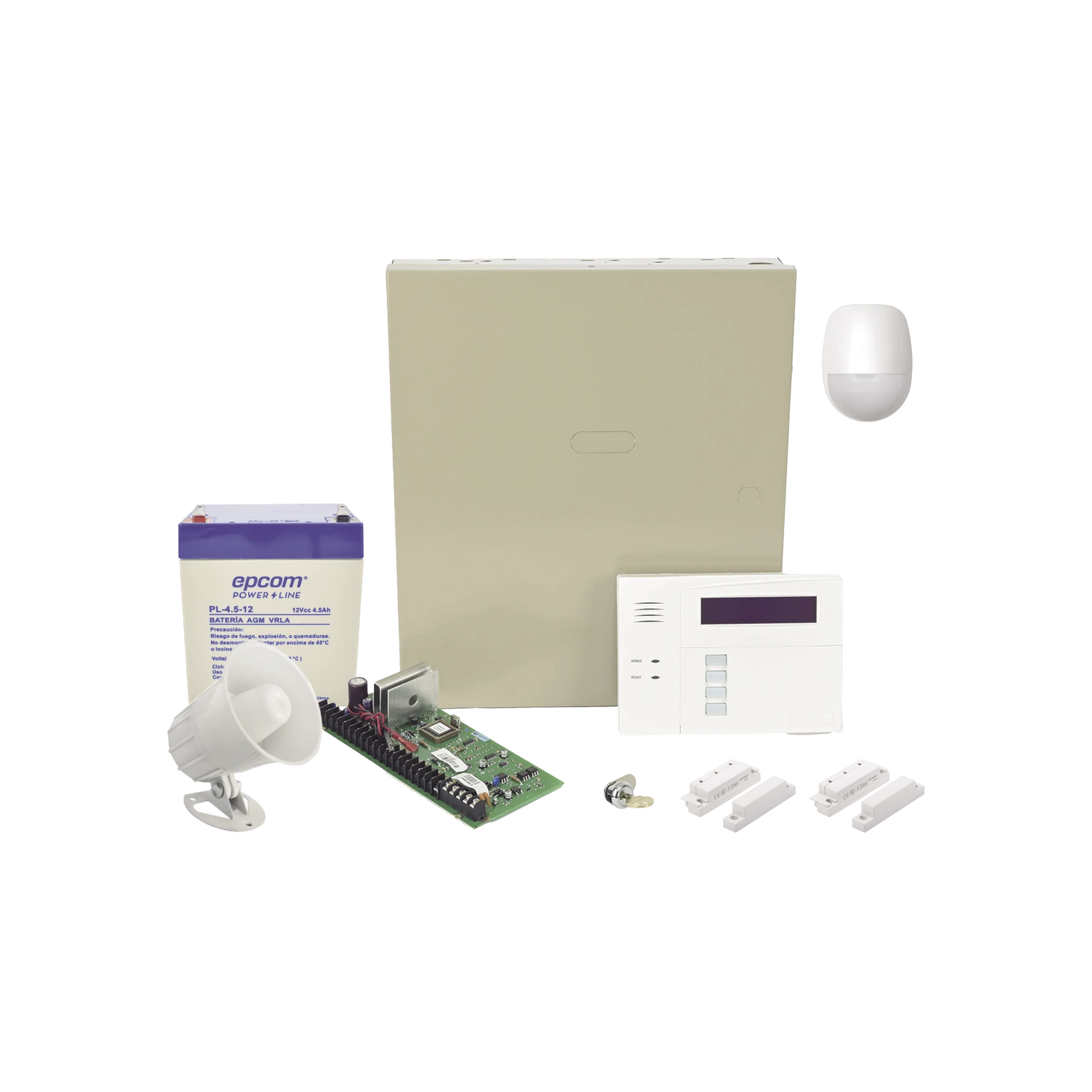 SISTEMA DE ALARMA CABLEADO CON SENSORES DE MOVIMIENTO, CONTACTOS DE PUERTA O VENTANA Y SIRENA-Paneles de Alarma-HONEYWELL HOME RESIDEO-Bsai Seguridad & Controles