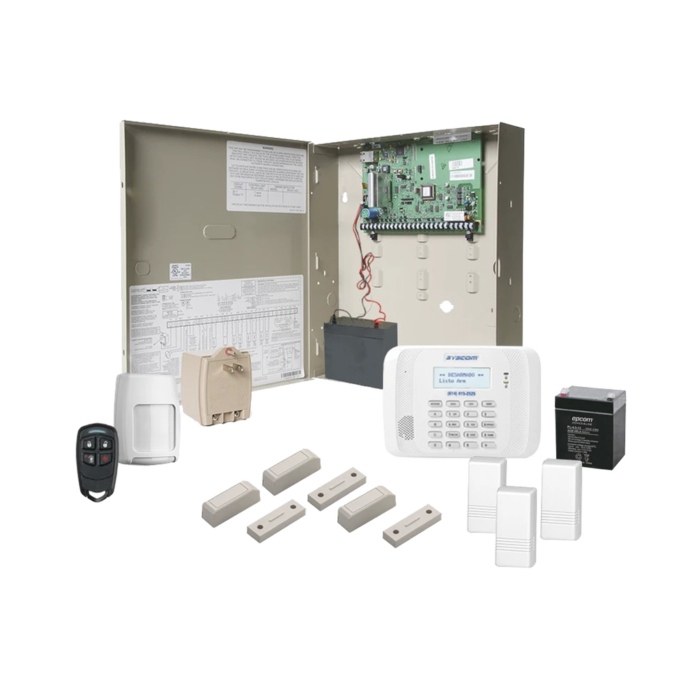 SISTEMA DE ALARMA CON COMUNICADOR IP INTERCONTRUIDO EN KIT INALAMBRICO-Alarmas-HONEYWELL HOME RESIDEO-Bsai Seguridad & Controles