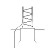 SISTEMA DE ATERRIZAJE BÁSICO PARA ESTRUCTURA DE TORRE SUPER TITAN. PARA SEC. 1 A 12.-Tierra Física y Pararrayos-Trylon-Bsai Seguridad & Controles