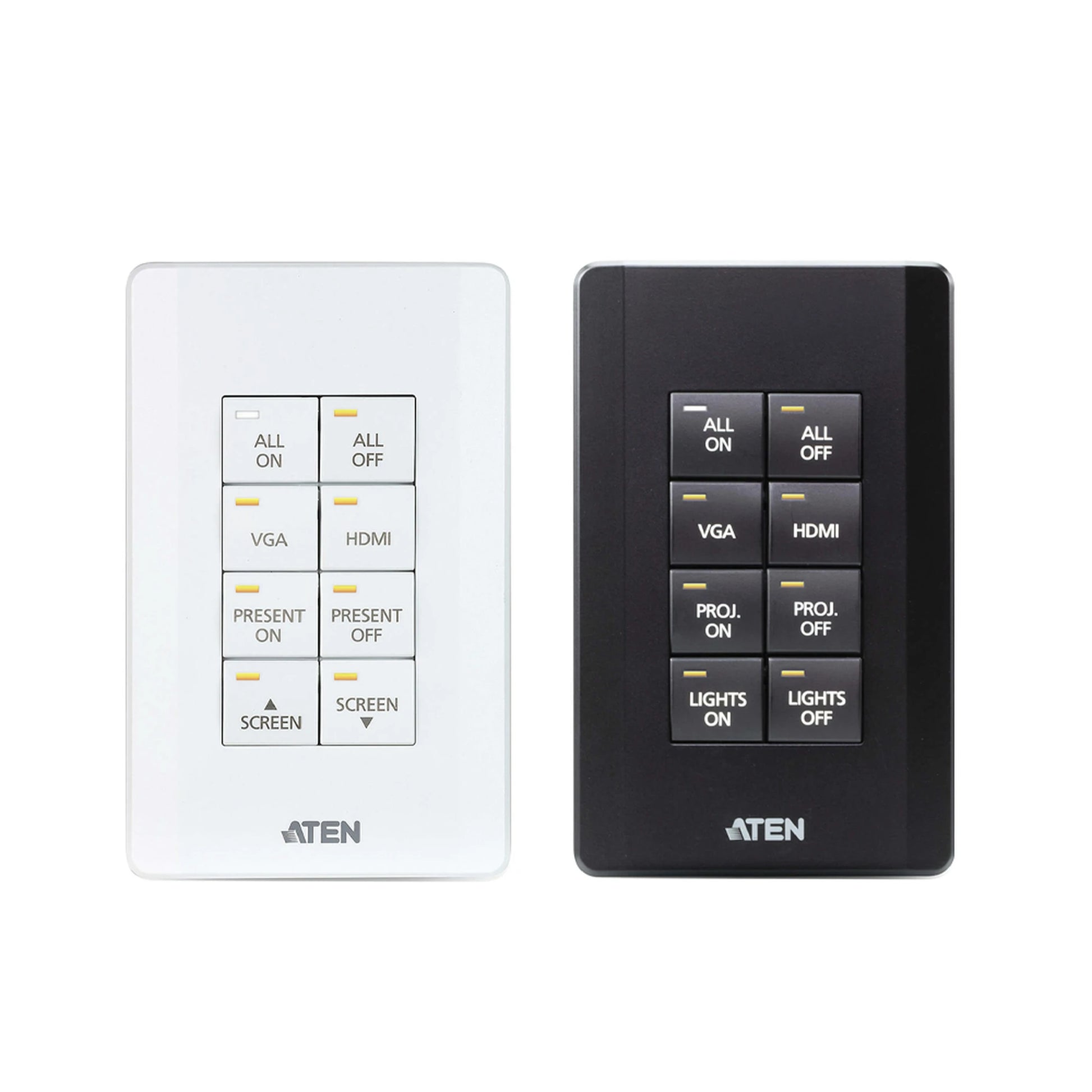 SISTEMA DE CONTROL ATEN - TECLADO DE 8 BOTONES (EE. UU., 1GANG)-ProAV-ATEN-Bsai Seguridad & Controles