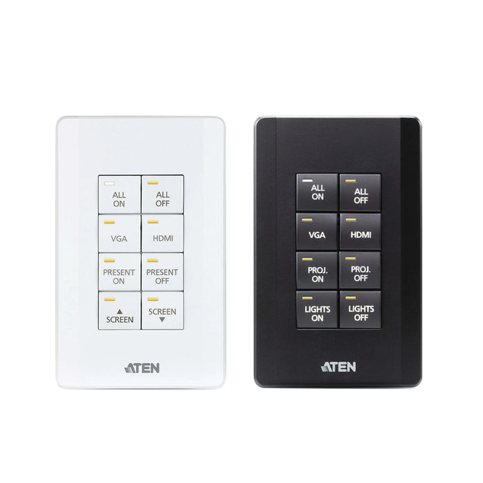 SISTEMA DE CONTROL ATEN - TECLADO DE 8 BOTONES (EE. UU., 1GANG)-ProAV-ATEN-VK108US-Bsai Seguridad & Controles