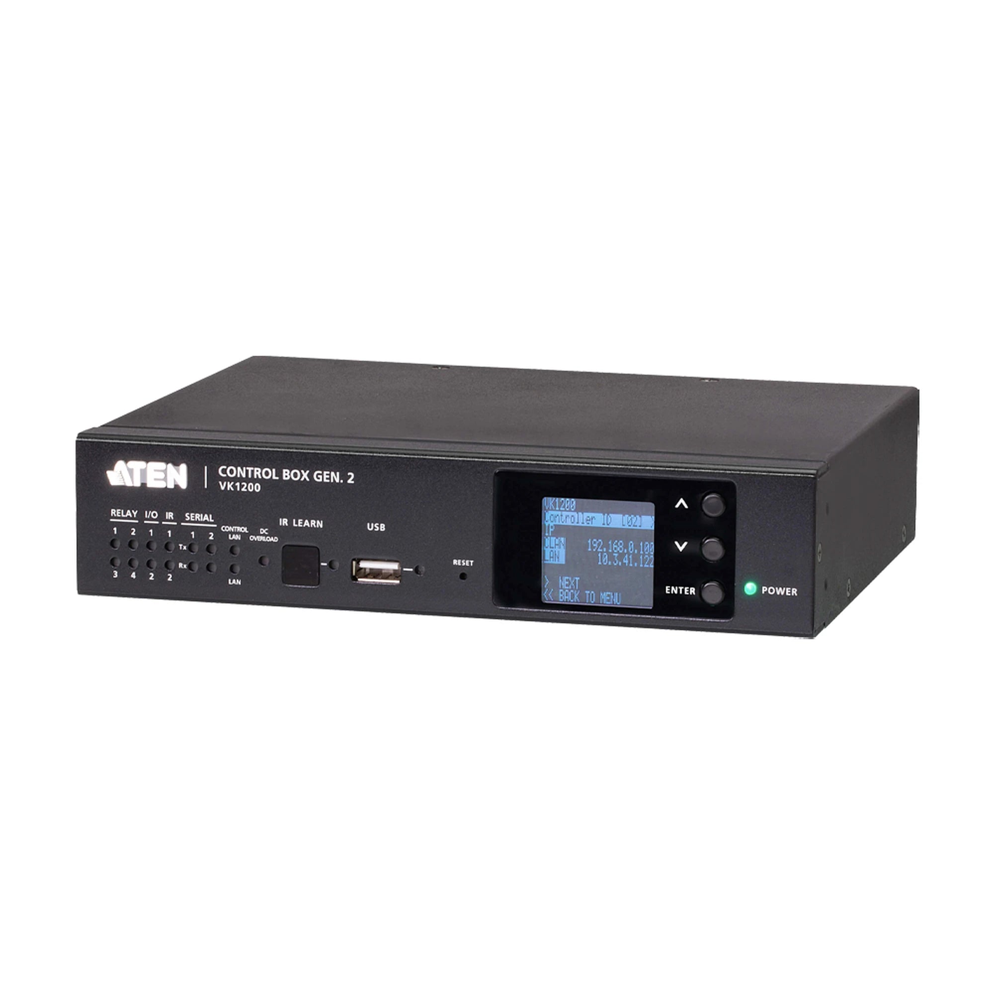 SISTEMA DE CONTROL ATEN| CAJA DE CONTROL COMPACTA GEN. 2 | CPU DE CUATRO NÚCLEOS | 2/1 GB DE MEMORIA | MONITOR LCD | LAN DOBLE Y AISLADA-ProAV-ATEN-VK1200-Bsai Seguridad & Controles