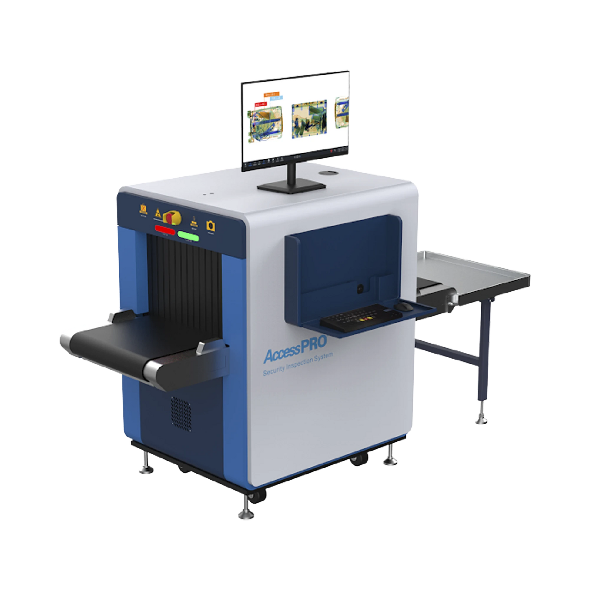 SISTEMA DE INSPECCIÓN POR RAYOS X PARA EQUIPAJE DE MANO CON TÚNEL DE 50 X 30 CMS. ESCANEO MEJORADO Y DETECCIÓN DE EXPLOSIVOS. PUESTA EN MARCHA Y CAPACITACIÓN INCLUIDA-Inspección por Rayos X y Explosivos-ACCESSPRO-AP5030H-Bsai Seguridad & Controles