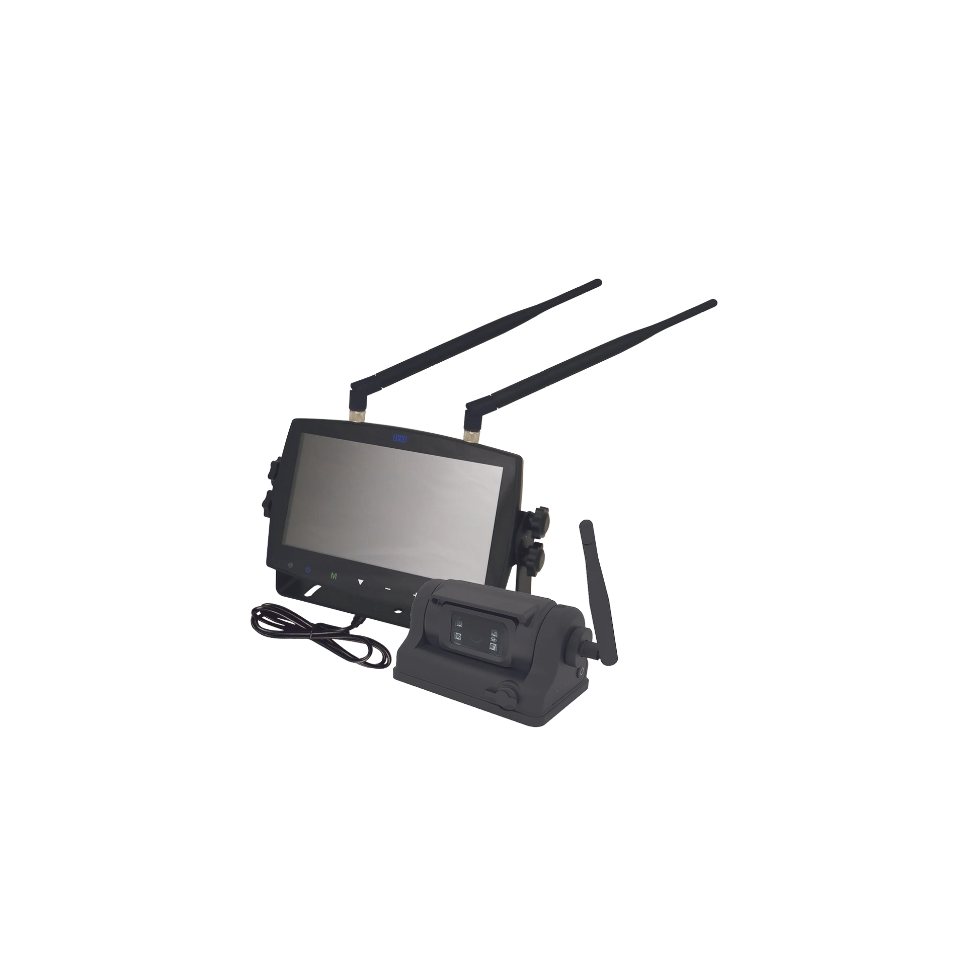 SISTEMA INLÁMBRICO CON CÁMARA INFRAROJA CON IMAN Y MONITOR DE 7 TÁCTIL-Videograbadoras Móviles y Portátiles-ECCO-Bsai Seguridad & Controles