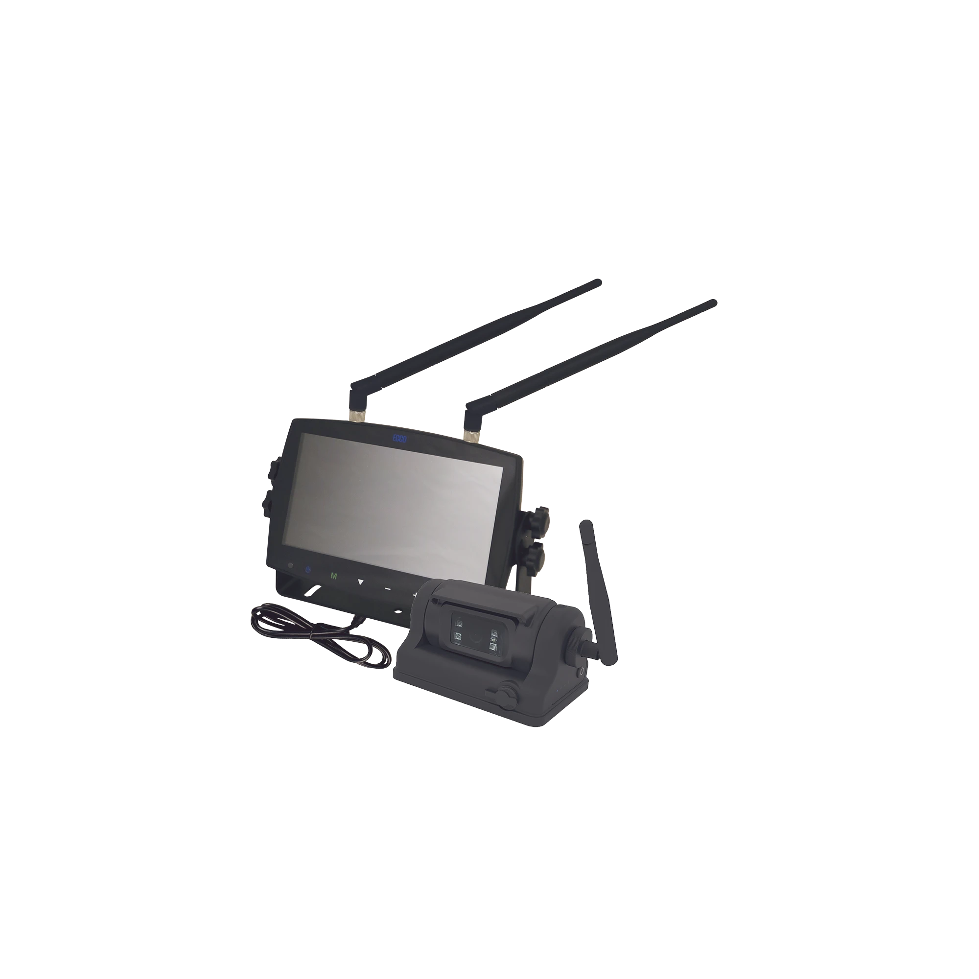 SISTEMA INLÁMBRICO CON CÁMARA INFRAROJA CON IMAN Y MONITOR DE 7 TÁCTIL-Videograbadoras Móviles y Portátiles-ECCO-Bsai Seguridad & Controles