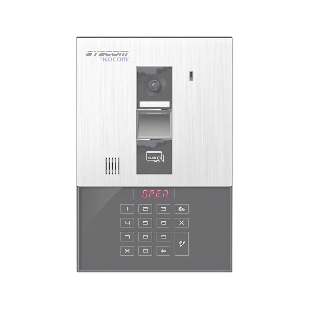 SISTEMA MULTIAPARTAMENTO TOUCH, HASTA 450 APARTAMENTOS, 300 METROS, APERTURA POR TARJETA PROXIMIDAD-Porteros-KOCOM-Bsai Seguridad & Controles