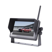 SISTEMA PROFESIONAL INALÁMBRICO DE CÁMARA DE REVERSA INFRARROJA Y MONITOR TOUCH DE 7" PARA VEHÍCULOS DE TRABAJO Y MONTACARGAS-Cámaras IP y NVRs-EPCOM-Bsai Seguridad & Controles