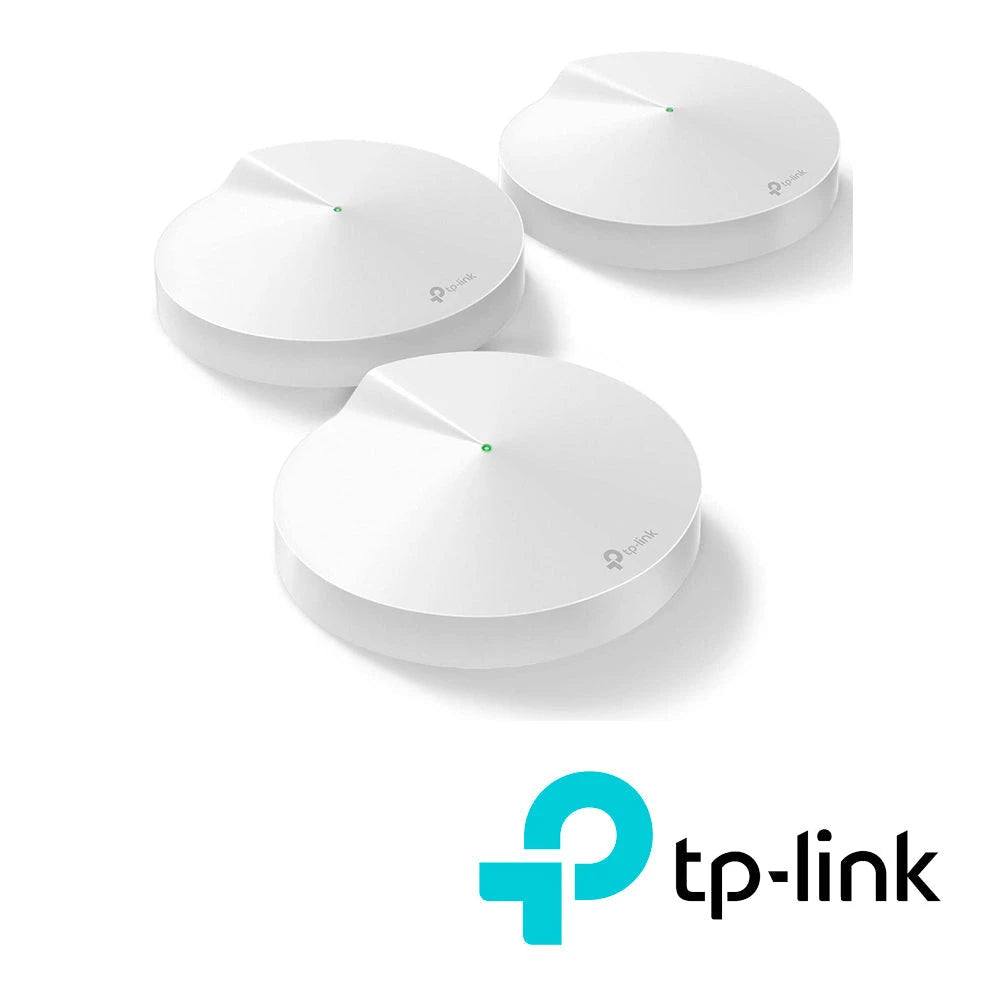 SISTEMA WI-FI MESH TP-LINK DECO M5(3-PACK) AC1300 DUAL BAND, HASTA 100 EQUIPOS, BLUETOOTH, USB TIPO C, MU-MIMO, 4 ANTENAS INTERNAS-Redes WiFi-TP-LINK-Bsai Seguridad & Controles