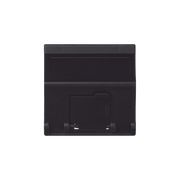 (K80MD64/14) PLACA VOZ Y DATOS INCLINADA CON GUARDAPOLVO Y ADAPTADOR PARA RJ45 KEYSTONE - COLOR GRAFITO