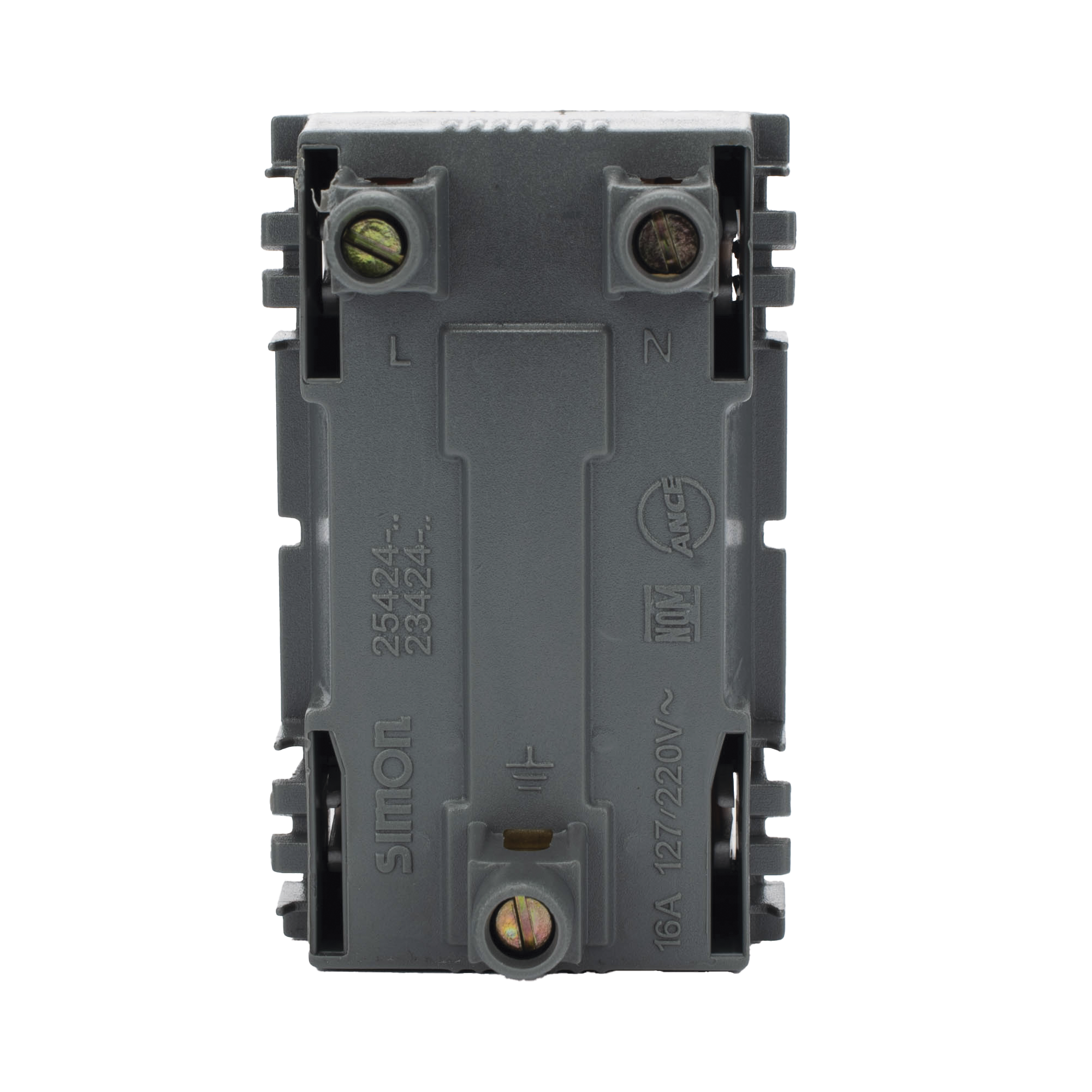 MODULO DUPLEX DE CONTACTOS ELECTRICOS 10A 127V COLOR BLANCO / COMPATIBLE CON CAJAS PARA PAVIMENTO SM-CPAV-2 Y SM-CPAV-4 / REQUIERE ADAPTADOR SM-ADAP-FP PARA FIJACION / MODELO 25424-30