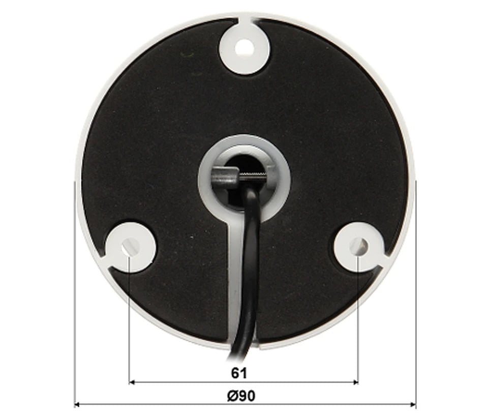 DAHUA HFW1200D36 - CAMARA BULLET HDCVI 1080P/TVI /AHD /CVBS / LENTE 3.6MM/ SMART IR 80 MTS-Bullet-DAHUA-Bsai Seguridad & Controles