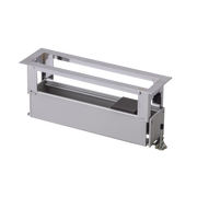 CAJA PARA INSTALACIÓN EN ESCRITORIO PARA VOZ, DATOS O CONTACTOS ELÉCTRICOS / CAPACIDAD PARA 4 MÓDULOS / SALIDA DE CABLES POSTERIOR / LOS MÓDULOS SE ADQUIEREN APARTE / (KFC134/14CY)
