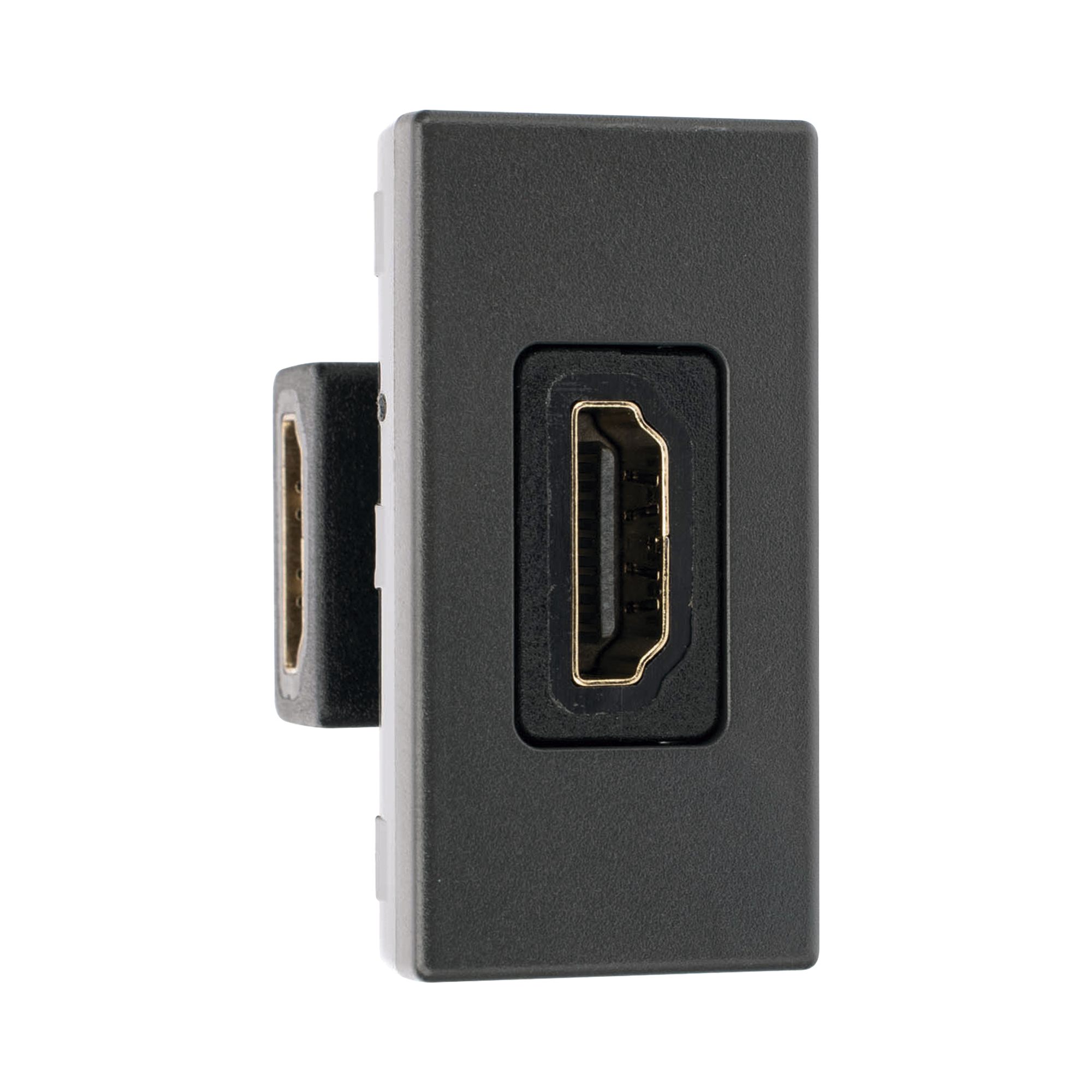 MODULO HDMI HEMBRA - HEMBRA COLOR GRAFITO / (K129B/14)