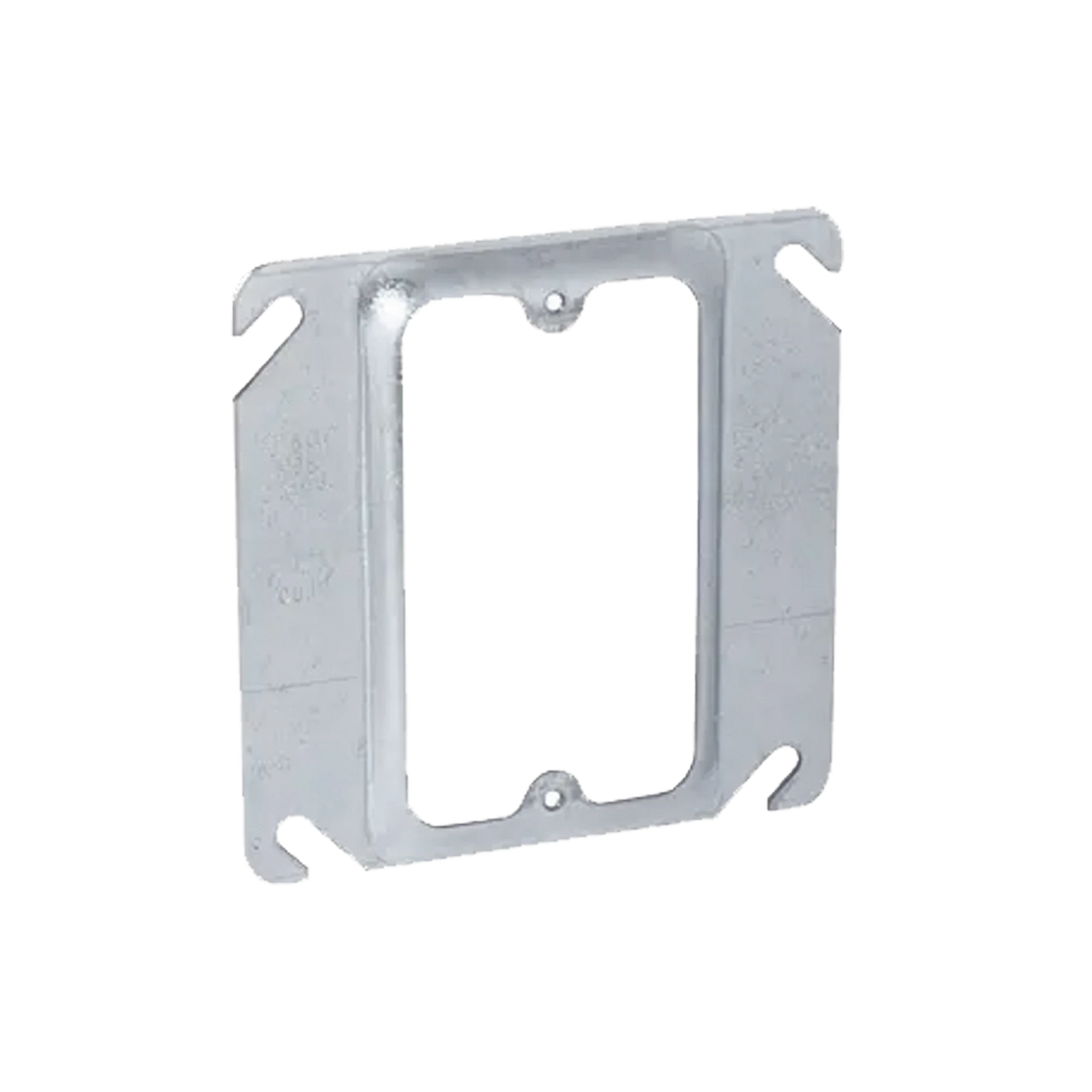 SOBRETAPA CUADRADA DE 4" DE ACERO GALVANIZADO CON REALCE DE 1/4".-Canalización-RACO-HUB-771-Bsai Seguridad & Controles